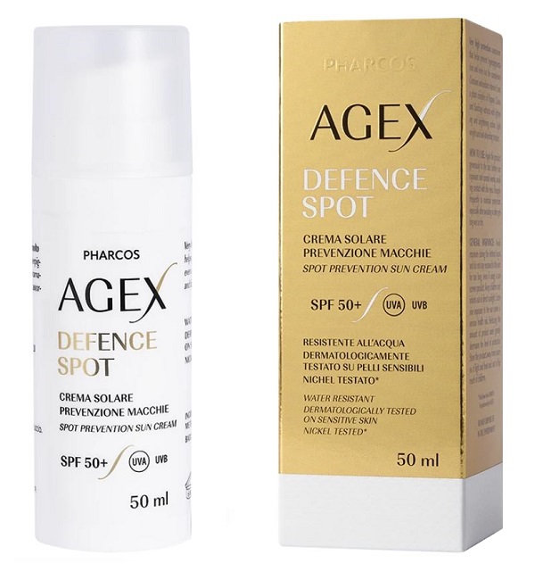 AGEX DEFENCE SPOT PHARCOS CREMA SOLARE PREVENZIONE MACCHIE 50 ML - Antica Farmacia Ferrari