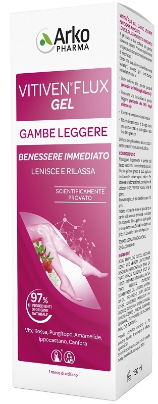 VITIVEN FLUX GEL BENESSERE IMMEDIATO 150 ML - Antica Farmacia Ferrari