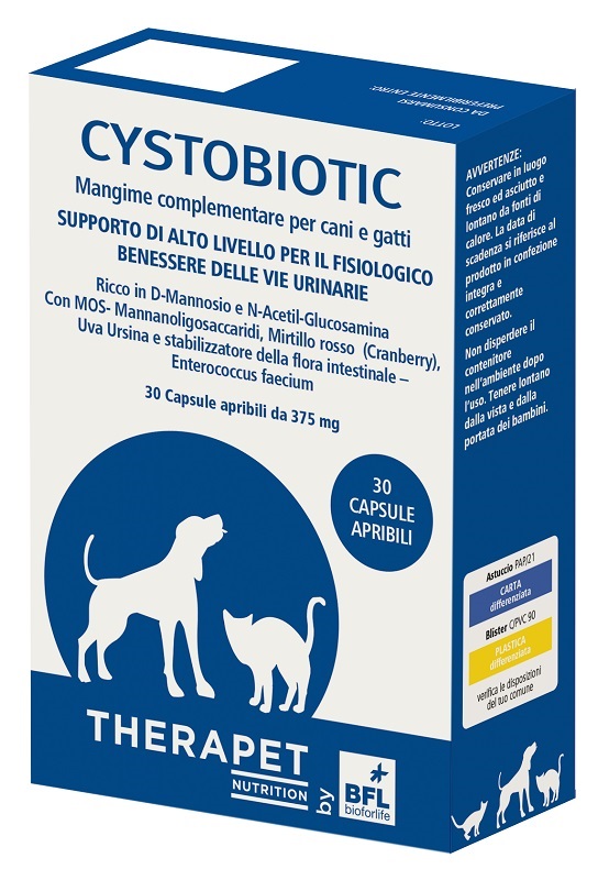 CYSTOBIOTIC THERAPET 30 CAPSULE - Antica Farmacia Ferrari