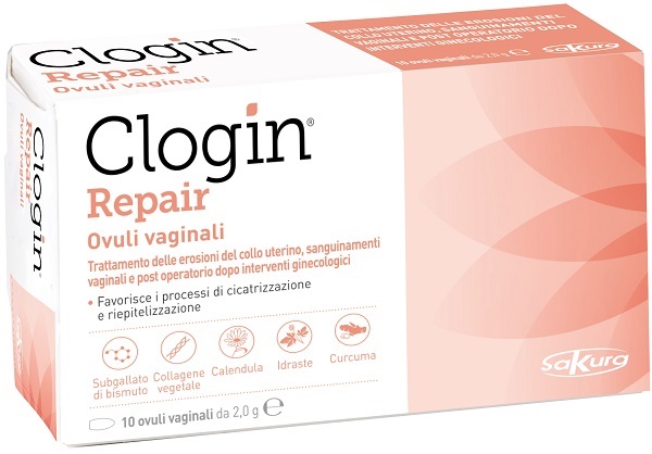 CLOGIN REPAIR 10 OVULI VAGINALI - Oltrefarma