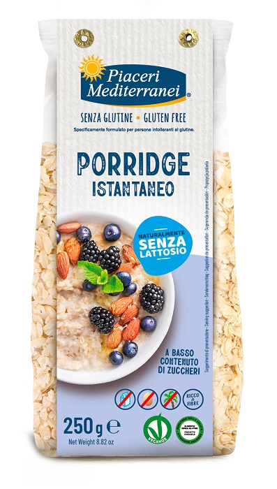 PIACERI MEDITERRANEI PORRIDGE 250 G - Oltrefarma