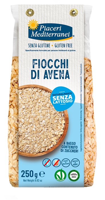 PIACERI MEDITERRANEI FIOCCHI AVENA 250 G - Oltrefarma