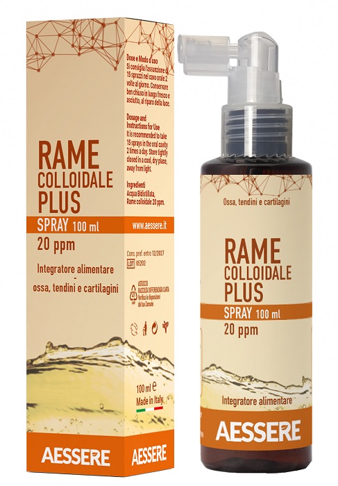 RAME COLLOIDALE PLUS SPRAY 20PPM 100 ML - Oltrefarma