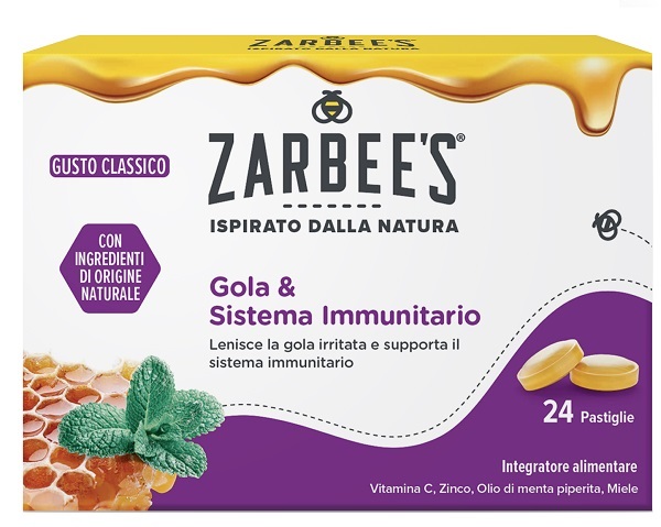 ZARBEE'S GOLA & SISTEMA IMMUNITARIO 24 PASTIGLIE - Oltrefarma
