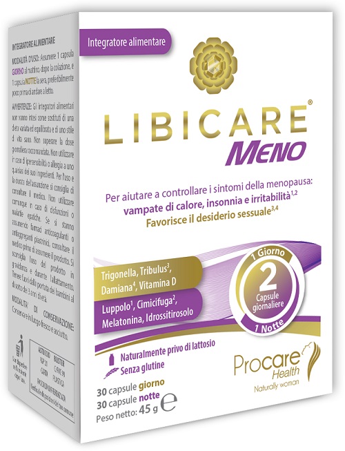 LIBICARE MENO 60 CAPSULE - Antica Farmacia Ferrari