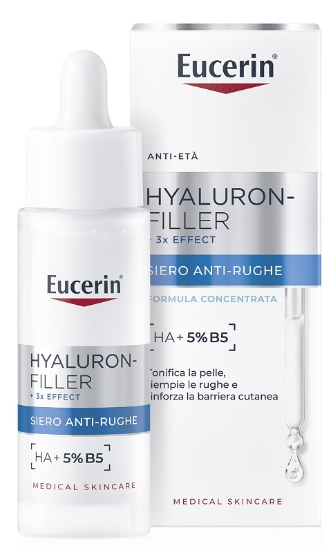 EUCERIN HYALURON-FILLER + 3X EFFECT SIERO ANTI-RUGHE 30 ML - Antica Farmacia Ferrari