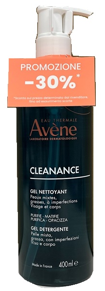 AVENE CLEANANCE GEL DETERGENTE 400 ML PREZZO SPECIALE - Antica Farmacia Ferrari