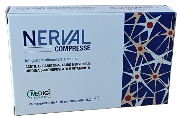 NERVAL 24 COMPRESSE DA 1050 MG - Oltrefarma