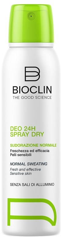 BIOCLIN DEO 24H SPRAY DRY NUOVA FORMULA 150 ML - Oltrefarma