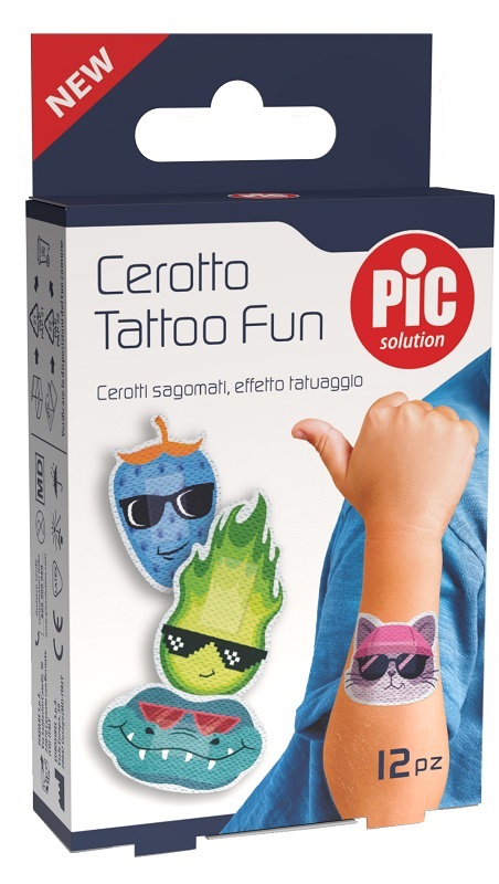 PIC SOLUTION CEROTTO TATTOO FUN 12 PEZZI - Antica Farmacia Ferrari