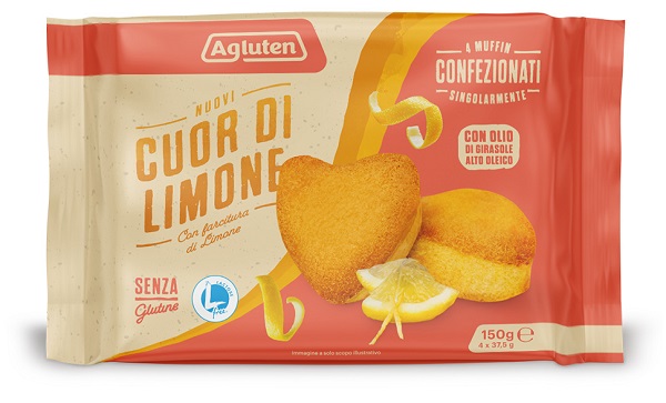 AGLUTEN NUOVI CUOR DI LIMONE 4 PEZZI DA 37,5 G - Oltrefarma