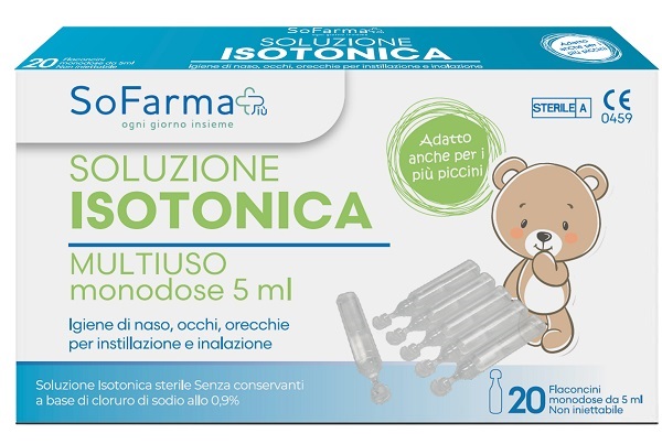 SOLUZIONE SALINA 0,9% 20 FLACONI 5 ML SOFARMAPIU' - Oltrefarma