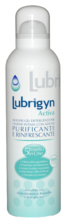 LUBRIGYN ACTIVA MOUSSE-GEL DETERGENTE 150 ML - Oltrefarma