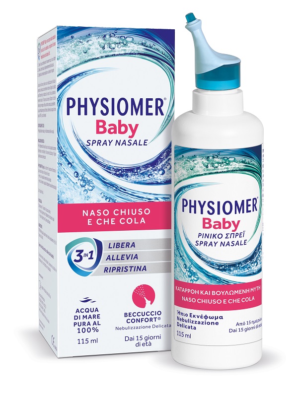 SPRAY NASALE PHYSIOMER BABY 115 ML - Antica Farmacia Ferrari
