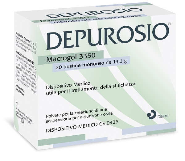 DEPUROSIO 20 BUSTINE DA 13,3 G SENZA GLUTINE SENZA LATTOSIO - Oltrefarma