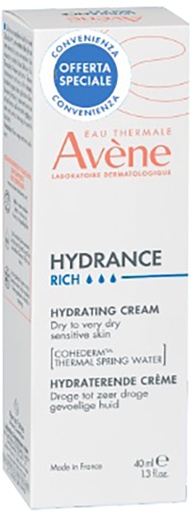 AVENE HYDRANCE CREMA RICCA 40 ML PREZZO SPECIALE 2026 - Antica Farmacia Ferrari