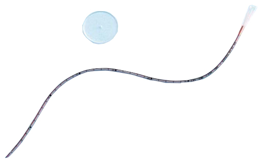 CATETERE URETEROCUTANEOSTOMIA IN SILICONE CON PUNTA SMUSSATA FLANGIA ROTONDA LINEA RADIOPACA LUNGHEZZA 45CM CH 8 - Oltrefarma