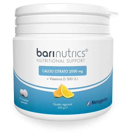 BARINUTRICS CALCIO CITRATO ARANCIA LIMONE ITA 90 COMPRESSE - Antica Farmacia Ferrari