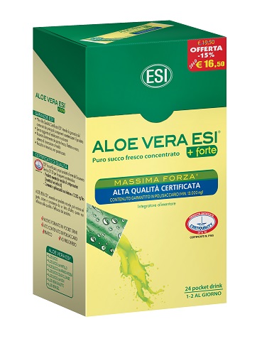 ESI ALOE VERA 24 POCKET DRINK MASSIMA FORZA 24 POCKET 20 ML - Antica Farmacia Ferrari