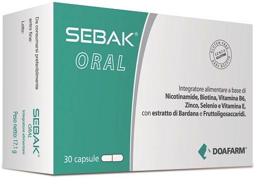 SEBAK ORAL 30 CAPSULE - Oltrefarma