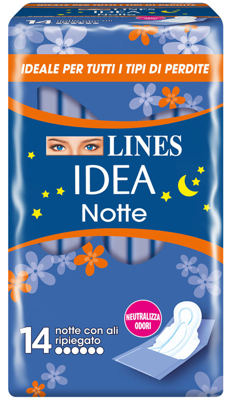 LINES IDEA NOTTE CON ALI RIPIEGATE 14 PEZZI - Antica Farmacia Ferrari