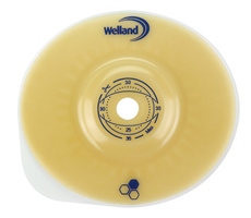 PLACCA PER UROSTOMIA CONVESSA RITAGLIABILE AURUM2 URO DIAMETRO 13-25 MM FLANGIA 45 MM 5 PEZZI - Antica Farmacia Ferrari
