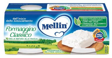 MELLIN BABY FORMAGGINO CLASSICO 4 X 80 G - Antica Farmacia Ferrari
