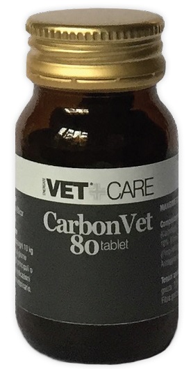 VETCARE CARBONVET 80 COMPRESSE 500 MG - Antica Farmacia Ferrari