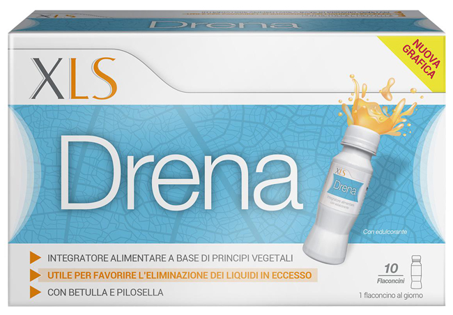 XLS DRENA 10 FLACONCINI X 10 ML - Antica Farmacia Ferrari