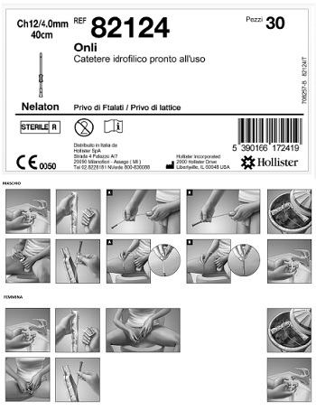 CATETERE IDROFILICO ONLI PRONTO ALL'USO 40 CM CH 12 30 PEZZI - Antica Farmacia Ferrari