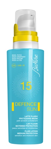DEFENCE SUN 15 LATTE FLUIDO PROTEZIONE MEDIA 125 ML - Antica Farmacia Ferrari