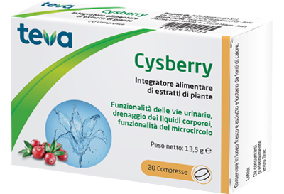 CYSBERRY TEVA 20 COMPRESSE - Antica Farmacia Ferrari