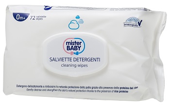 MISTER BABY SALVIETTE DETERGENTI 72 PEZZI - Antica Farmacia Ferrari