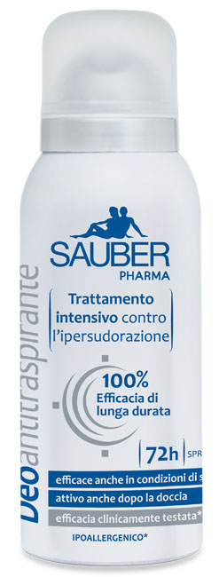 SAUBER ANTITRASPIRANTE 72 ORE SPRAY - Antica Farmacia Ferrari