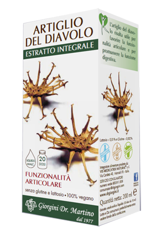 ARTIGLIO DEL DIAVOLO ESTRATTO INTEGRALE 200 ML - Antica Farmacia Ferrari