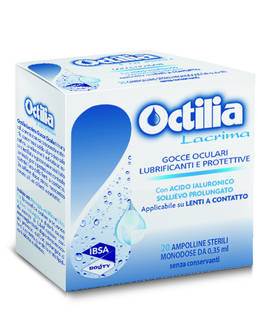 OCTILIA LACRIMA SOLLIEVO PROLUNGATO 20 FLACONCINI MONODOSE 0,35 ML - Antica Farmacia Ferrari
