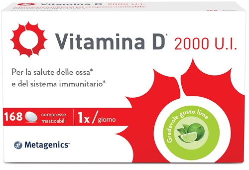 VITAMINA D 2000 UI 168 COMPRESSE MASTICABILI - Antica Farmacia Ferrari