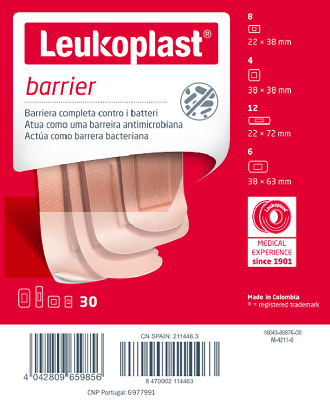 LEUKOPLAST BARRIER 30 PEZZI ASSORTITI - Antica Farmacia Ferrari