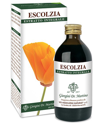 ESCOLZIA ESTRATTO INTEGRALE 200 ML - Antica Farmacia Ferrari