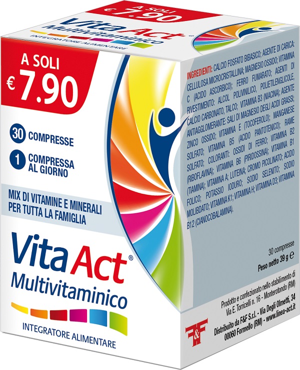 MULTIVITAMINICO ACT 30 COMPRESSE - Antica Farmacia Ferrari