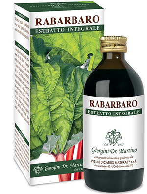 RABARBARO ESTRATTO INTEGRALE 200 ML - Antica Farmacia Ferrari