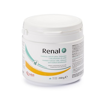 RENAL P MANGIME COMPLEMENTARE PER CANI E GATTI BARATTOLO 240 G - Antica Farmacia Ferrari