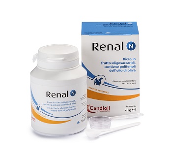 RENAL N MANGIME COMPLEMENTARE PER CANI E GATTI BARATTOLO 70 G - Antica Farmacia Ferrari
