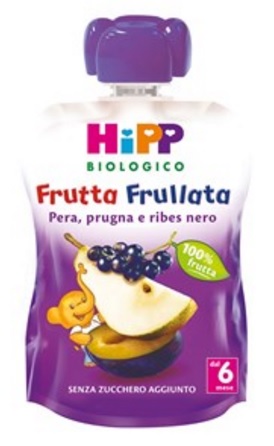 HIPP BIO FRUTTA FRULLATA PERA PRUGNA RIBES 90 G - Antica Farmacia Ferrari