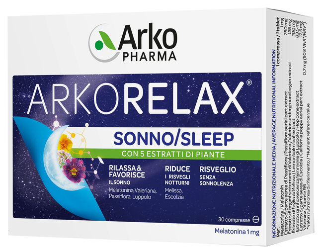 ARKORELAX SONNO 30 COMPRESSE - Antica Farmacia Ferrari