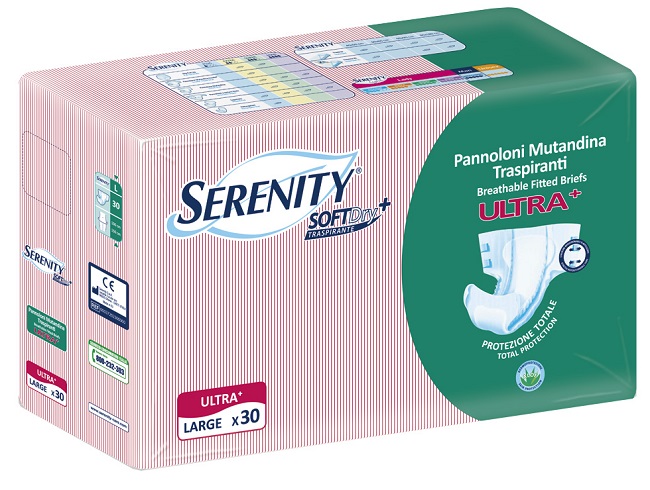 PANNOLONE A MUTANDINA SERENITY FITTED ULTRA + ALOE L 30 PEZZI - Antica Farmacia Ferrari