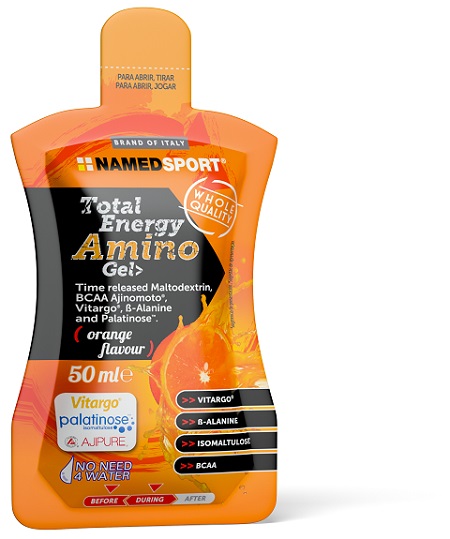 TOTAL ENERGY AMINO GEL ORANGE FLAVOUR 50 ML - Antica Farmacia Ferrari