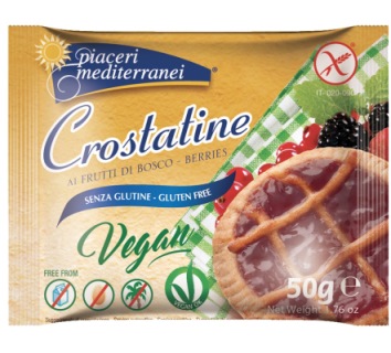 PIACERI MEDITERRANEI CROSTATINE FRUTTI DI BOSCO 50 G - Antica Farmacia Ferrari