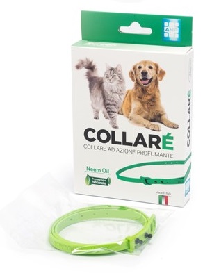 COLLARE' COLLARE PER CANI E GATTI AD AZIONE PROFUMANTE VERDE CON OLIO DI NEEM - Antica Farmacia Ferrari