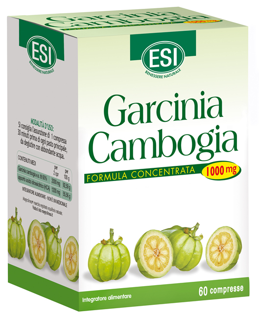 ESI GARCINIA CAMBOGIA 1000 MG 60 COMPRESSE - Antica Farmacia Ferrari